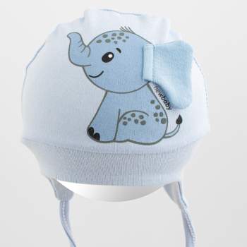 Bavlnn kojeneck epika New Baby Happy Elephant blue