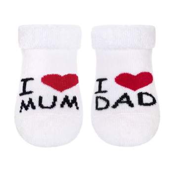 Kojeneck frot ponoky New Baby bl I Love Mum and Dad