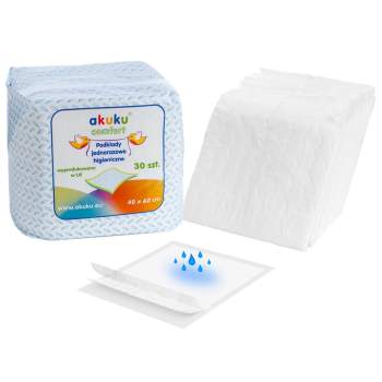 Jednorzov hygienick podloky Akuku 40x60 - 30 ks