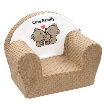 Dtsk keslo z Minky New Baby Cute Family cappuccino