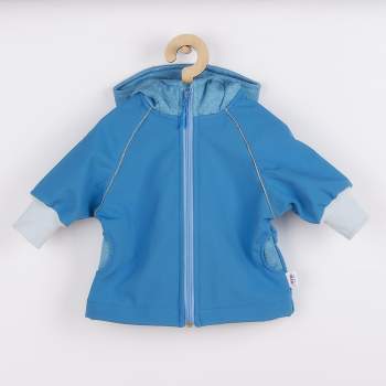 Softshellov kojeneck bundika New Baby modr