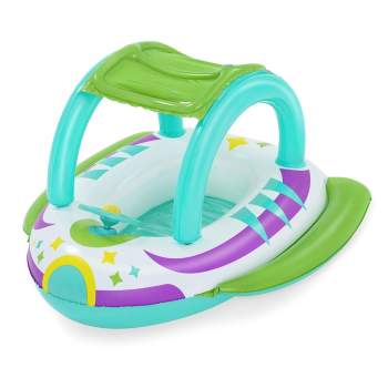 Dtsk nafukovac vesmrn lun se stkou Bestway 107x112 cm