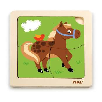 Devn puzzle pro nejmen Viga 4 ks Konk