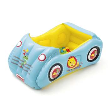 Dtsk nafukovac autko Fisher-Price s mky 119x79x51 cm