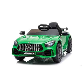 Elektrick autko Baby Mix Mercedes-Benz GTR-S AMG green