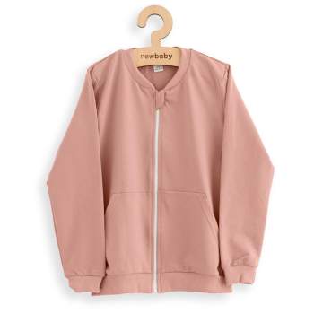 Dtsk teplkov mikina New Baby Kindergarten pink