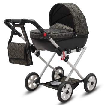 Luxusn dtsk korek pro panenky New Baby COMFORT zlato ern