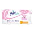 Dtsk vlhen ubrousky s mskem lkaskm Linteo Baby 72 ks Soft and cream