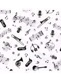 Kojeneck bavlnn polodupaky New Baby Music