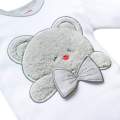 Luxusn kojeneck body s dlouhm rukvem New Baby Honey Bear s 3D aplikac