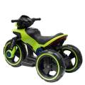 Dtsk elektrick motorka Baby Mix POLICE zelen