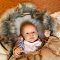 Dtsk fusk New Baby s kokem tmav modr