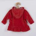 Semikov mikinka s kapuc New Baby Baby erven