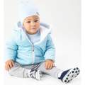 Zimn kojeneck kabtek s epikou Nicol Kids Winter modr