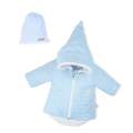 Zimn kojeneck kabtek s epikou Nicol Kids Winter modr