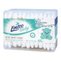 Paprov vatov tyinky 100% natural Linteo 65 ks v boxu