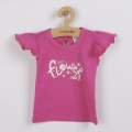 2-dln kojeneck bavlnn souprava New Baby Happy Flower tmav rov