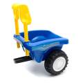 Dtsk odredlo traktor s vlekou a nadm Baby Mix New Holland modr