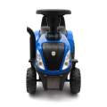 Dtsk odredlo traktor s vlekou a nadm Baby Mix New Holland modr
