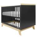 Dtsk postlka se zbranou New Baby MARCUS 120x60 cm grafit/prodn