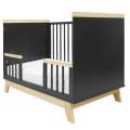Dtsk postlka se zbranou New Baby MARCUS 120x60 cm grafit/prodn