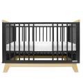 Dtsk postlka se zbranou New Baby MARCUS 120x60 cm grafit/prodn