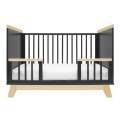 Dtsk postlka se zbranou New Baby MARCUS 120x60 cm grafit/prodn