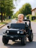 Dtsk elektrick autko Baby Mix Jeep Wrangler Rubicon ern