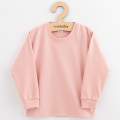 Dtsk bavlnn triko s dlouhm rukvem New Baby Kindergarten pudrovo rov