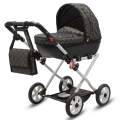 Luxusn dtsk korek pro panenky New Baby COMFORT zlato ern